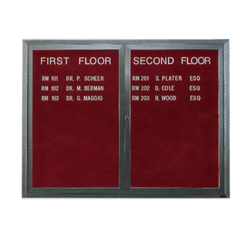 Enclosed Letter Boards