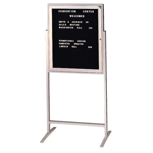 Free Standing Enclosed Letter Boards with Aluminum Frame | Canada ...