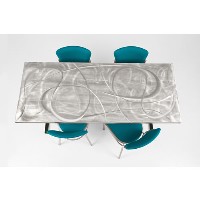 Aluminum Swirl Tables