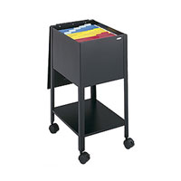 Extra Deep Locking Tub File Storage Cart