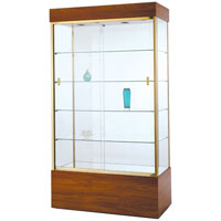 GL609 Rectangular Wall Display Case with Divider
