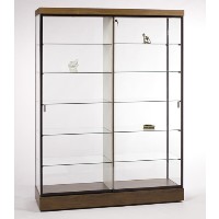 GL608 Rectangular Wall Display Case with Divider