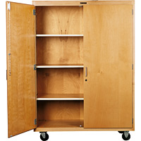 Mobile Shelf Storage Cabinet