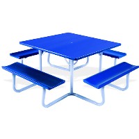 4' Square Aluminum Picnic Table