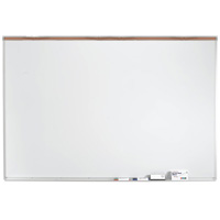 Porcelain Magnetic White Markerboard with 2" Maprail