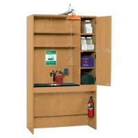 ADA First Aid Storage Shelf with Shower