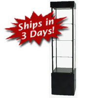 SFL900 Square Tower Display Case