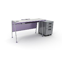 600 Series Steel Teachers Desk Us Markerboard