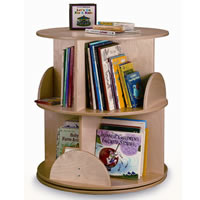 Two-Shelf Book Carousel