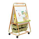 Double Sided Bamboo Teaching Easel with ECO Tubs